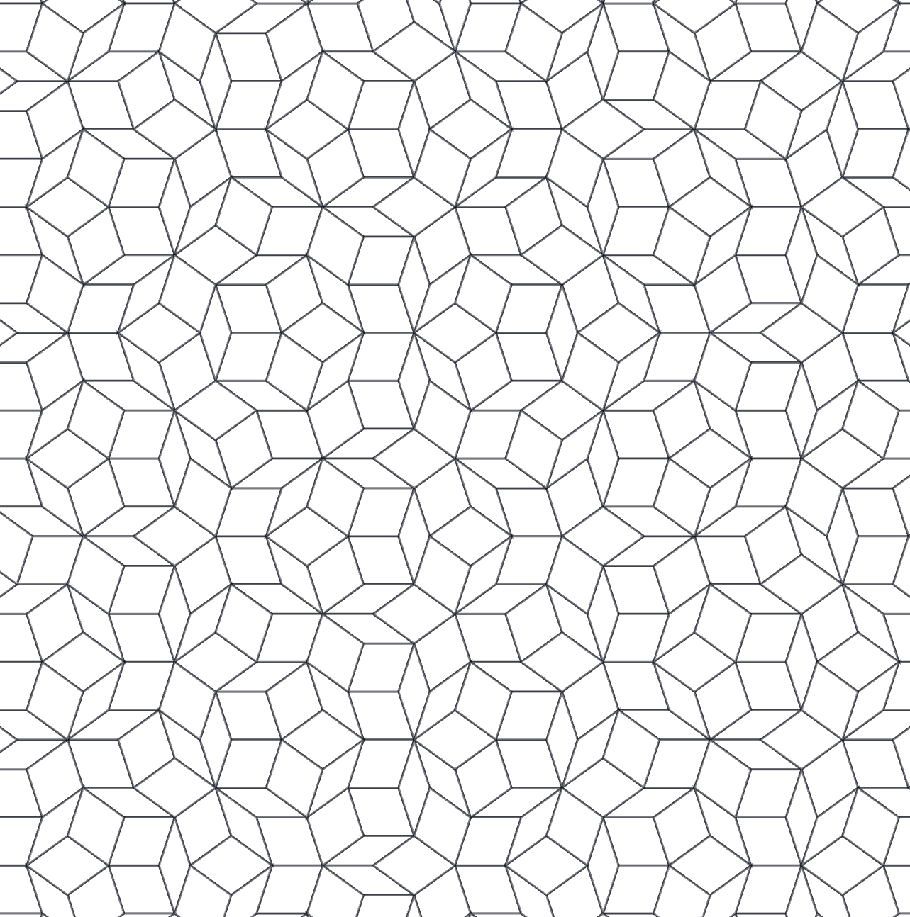 Penrose tiling with 5 families