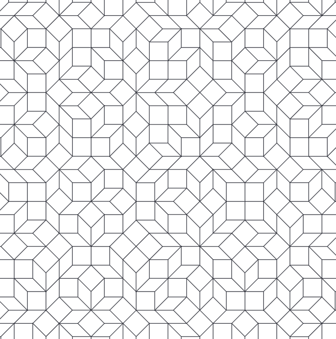 Penrose tiling with 8 families